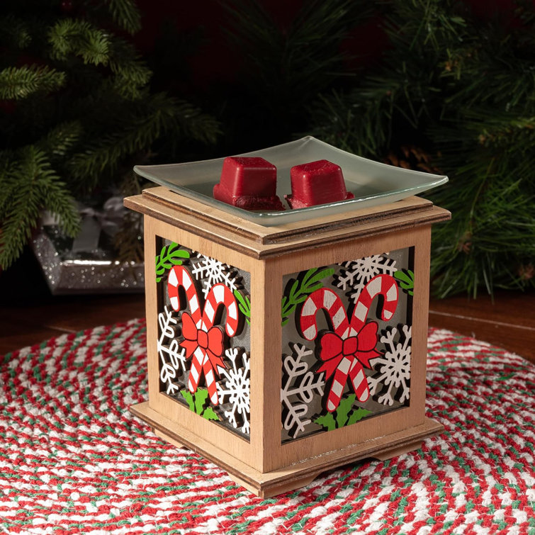 ScentSationals Candy Cane Bow Wax Warmer Wayfair